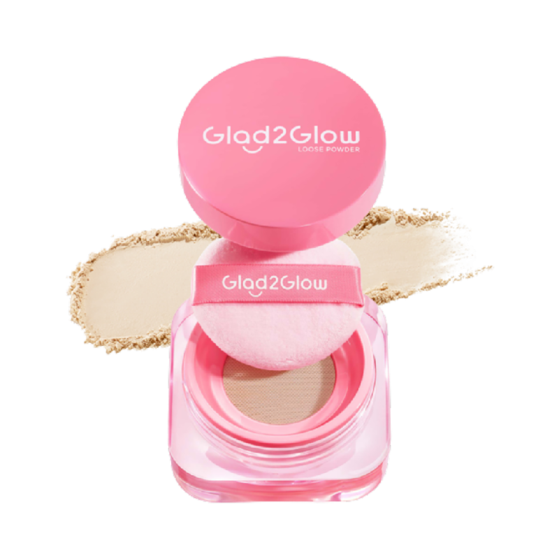 GLAD2GLOW Perfect Blur & Cover Loose Powder 03 Honey - 8gr