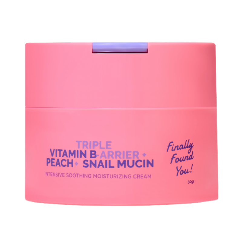 FINALLY FOUND YOU Triple Vitamin Barrier + Peach + Snail Mucin Moist - 50gr