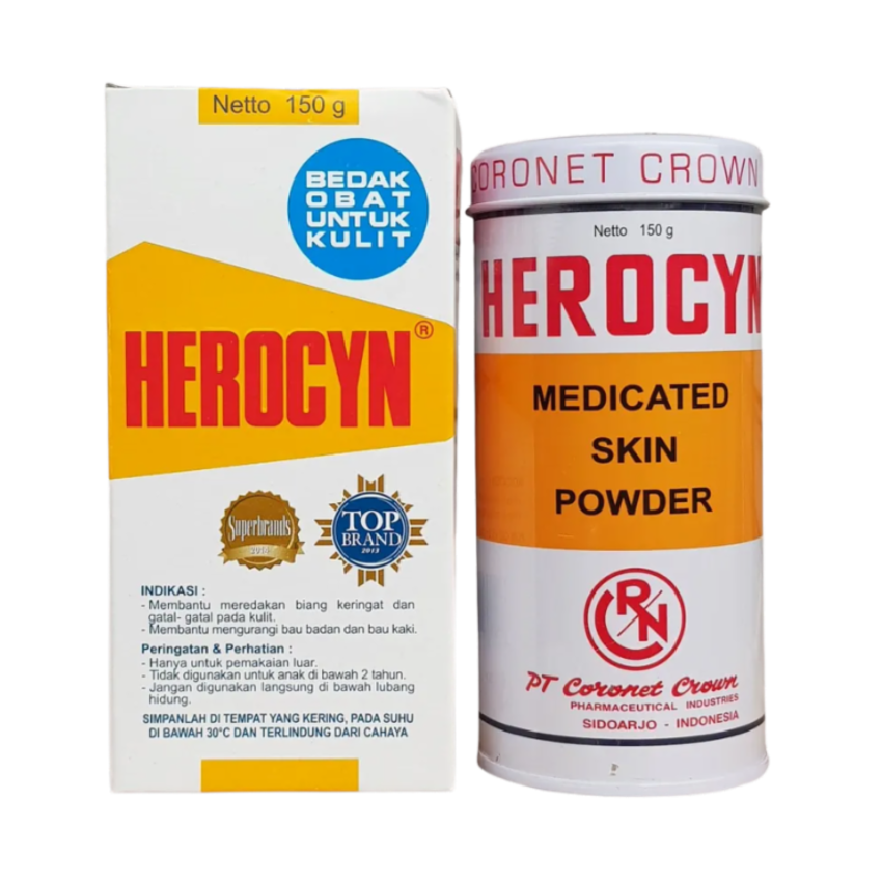 HEROCYN Medicated Skin Powder - 150gr