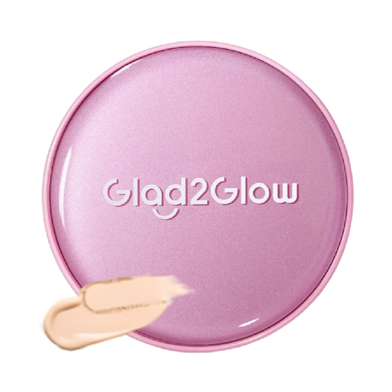 GLAD2GLOW 2in1 Perfect Pair Cushion Powder 02 Praline - 11ml+8gr