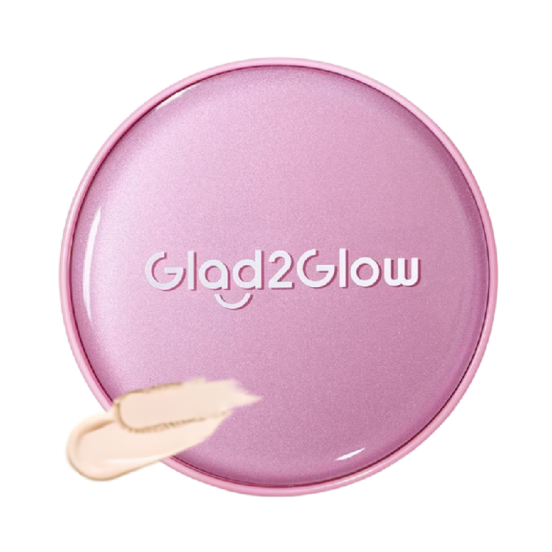GLAD2GLOW 2in1 Perfect Pair Cushion Powder 00 Affogato - 11ml+8gr