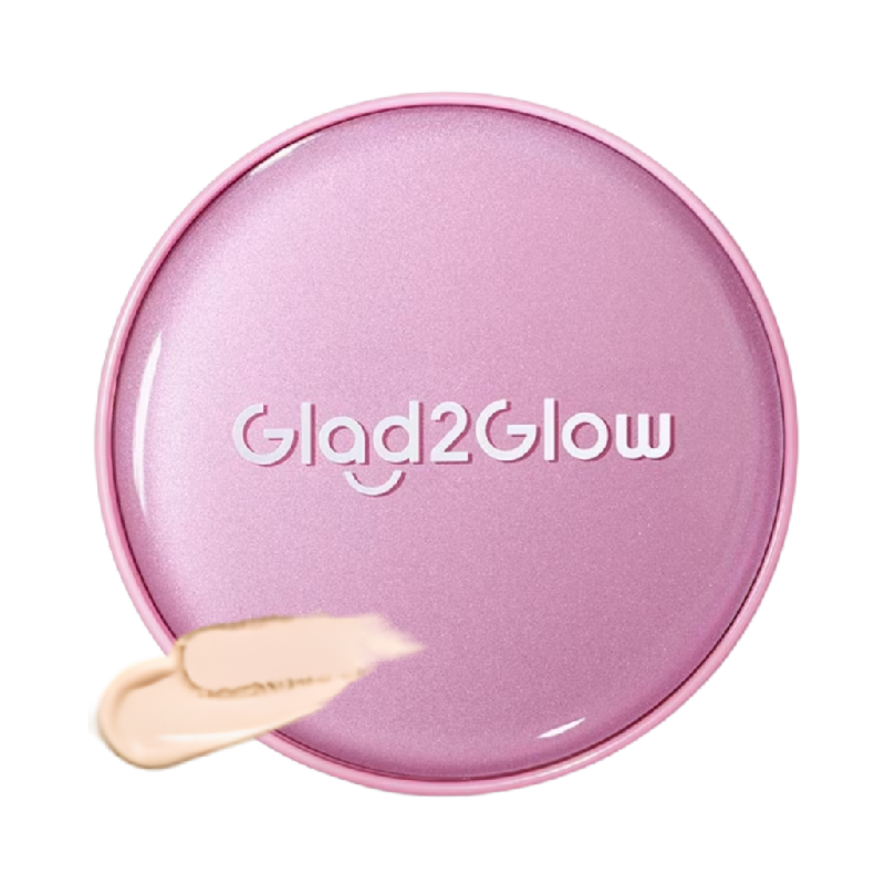 GLAD2GLOW 2in1 Perfect Pair Cushion Powder 01 Butter Cream - 11ml+8gr