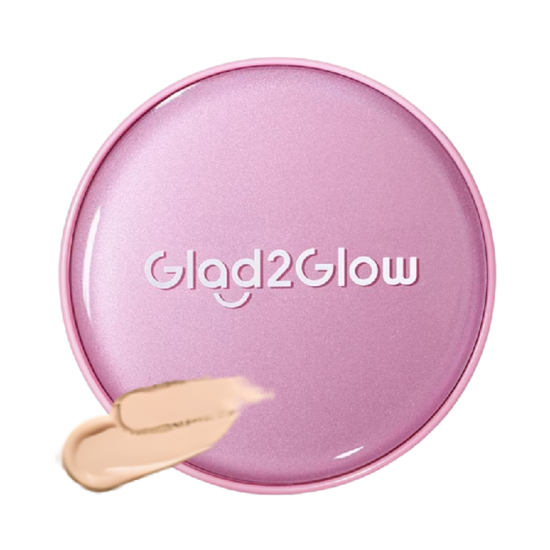 GLAD2GLOW 2in1 Perfect Pair Cushion Powder 03 Custard - 11ml+8gr