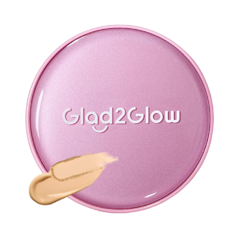 GLAD2GLOW 2in1 Perfect Pair Cushion Powder 04 Ginger - 11ml+8gr