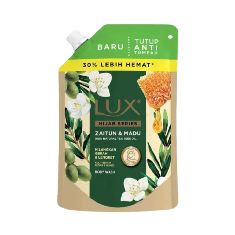 LUX Botanicals Sabun Mandi Cair Hijab Zaitun & Madu - 400ml