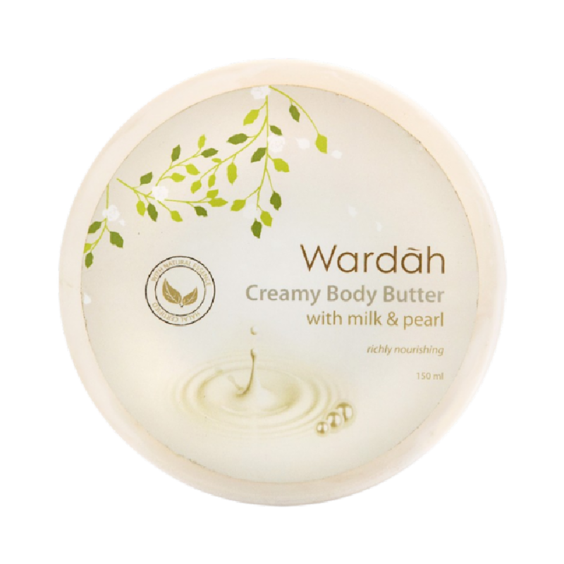 WARDAH Creamy Body Butter Milk & Pearl - 50ml