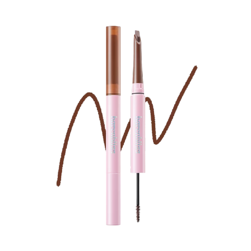 BARENBLISS Make Me Plushy Eyebrow Duo Dark Brown - 0.19gr+1gr