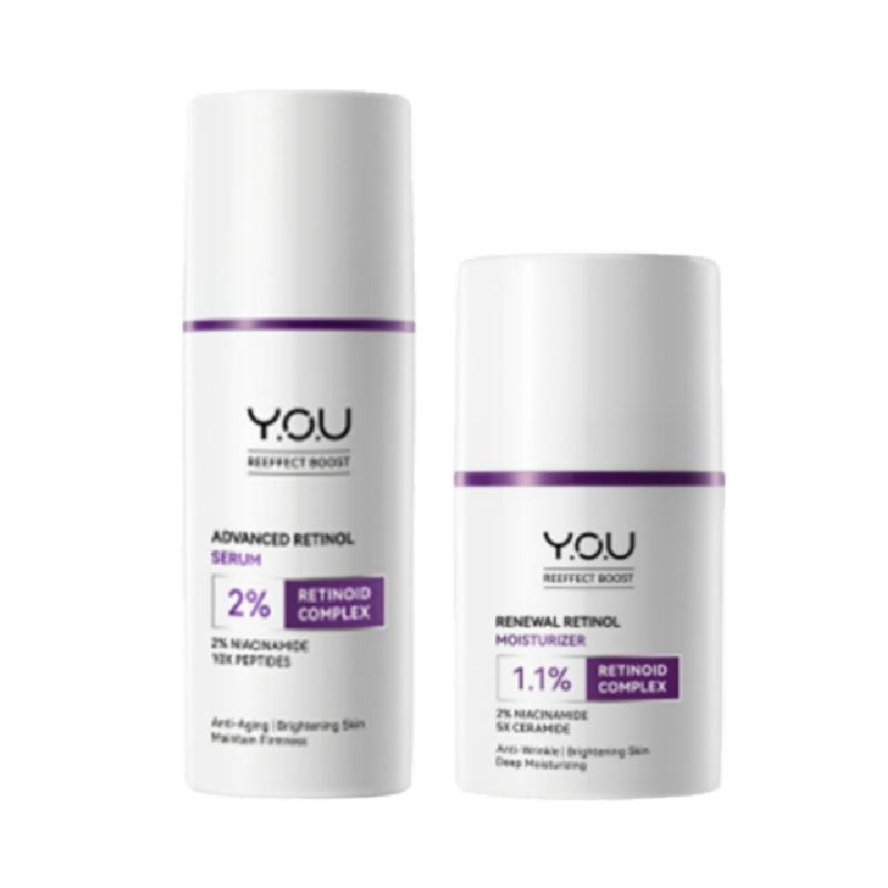 YOU Bundle Retinol Kit Moisturizer & Serum - 30gr+15ml