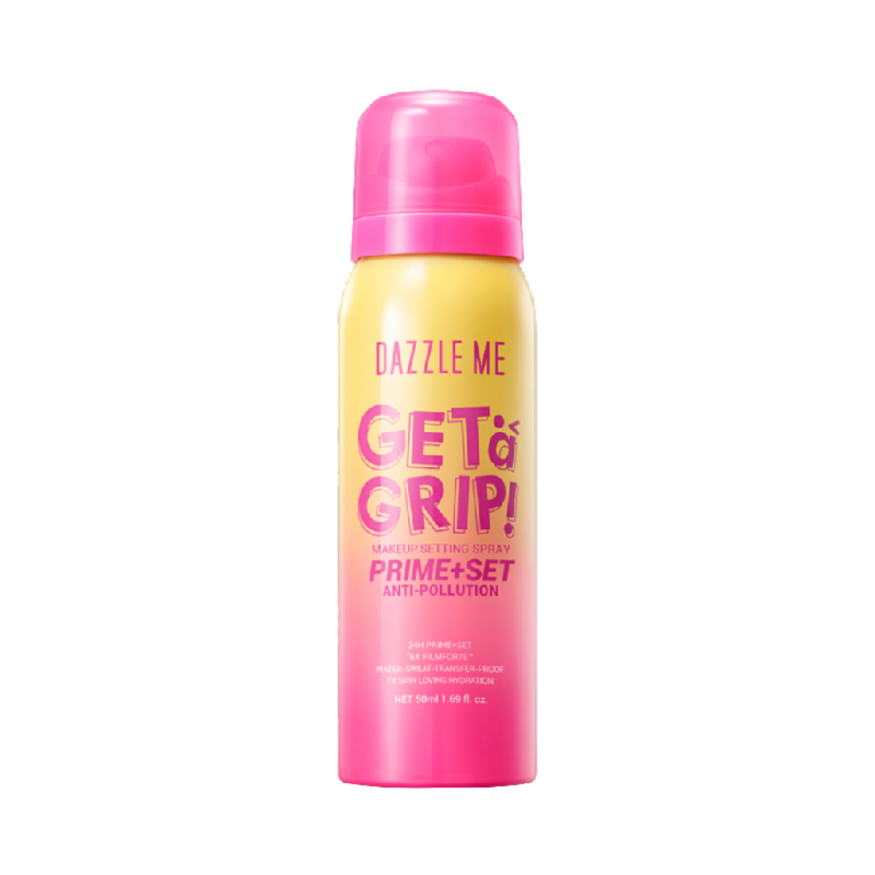 DAZZLE ME Get A Grip Makeup Setting Spray Prime Set - 100ml