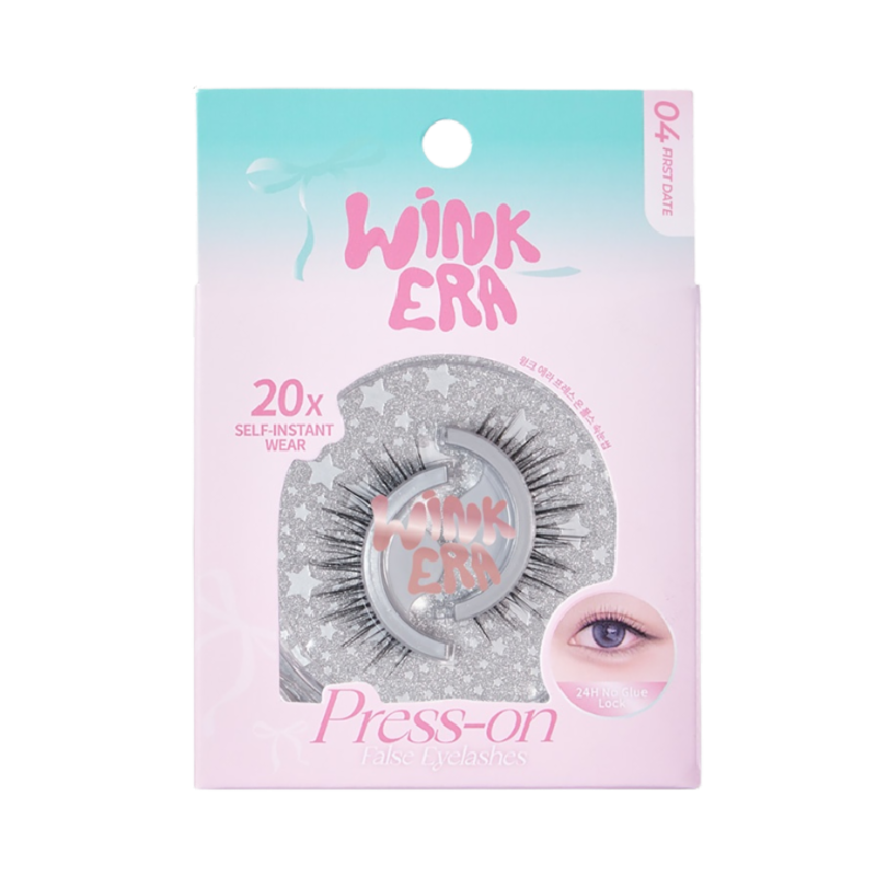 GLAMFIX Wink Era Press On False Eyelashes 04 First Date - 1Pair