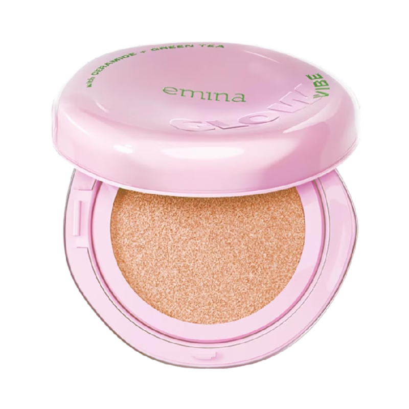 EMINA Glow Vibe 3in1 Skincare Cushion SPF 50 C01 Frost - 13gr