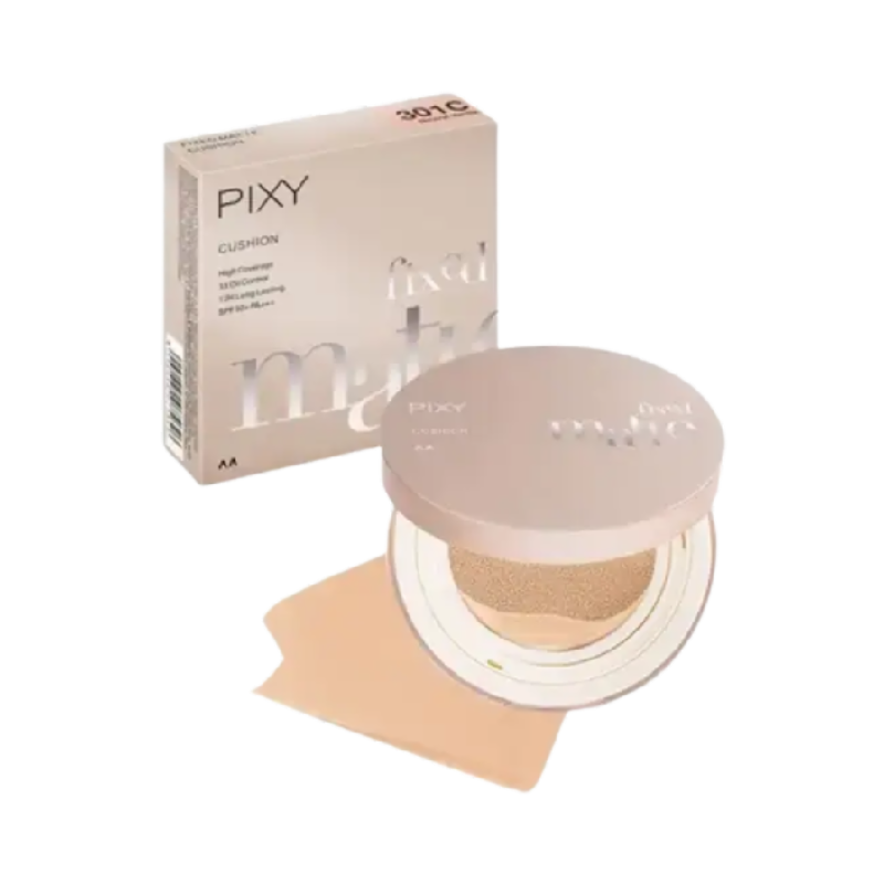 PIXY Fixed Matte Cushion 202N Light Ivory - 11gr