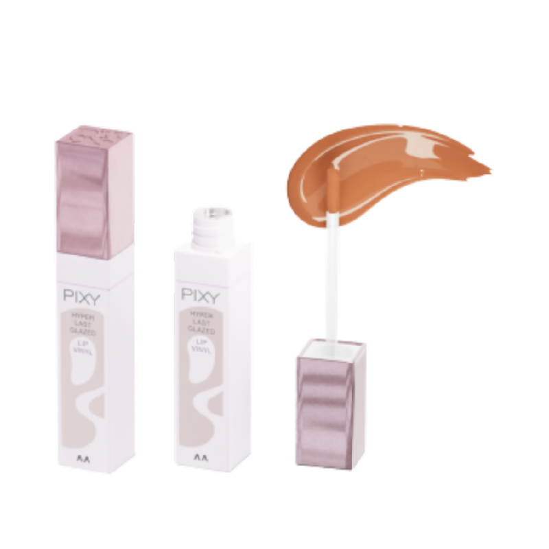 PIXY Hyperlast Glazed Lip Vinyl 01 Barely Peachy - 3gr