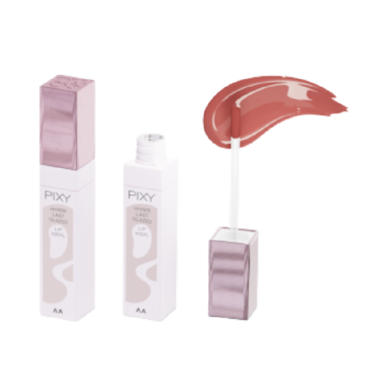 PIXY Hyperlast Glazed Lip Vinyl 02 Coral Courage - 3gr