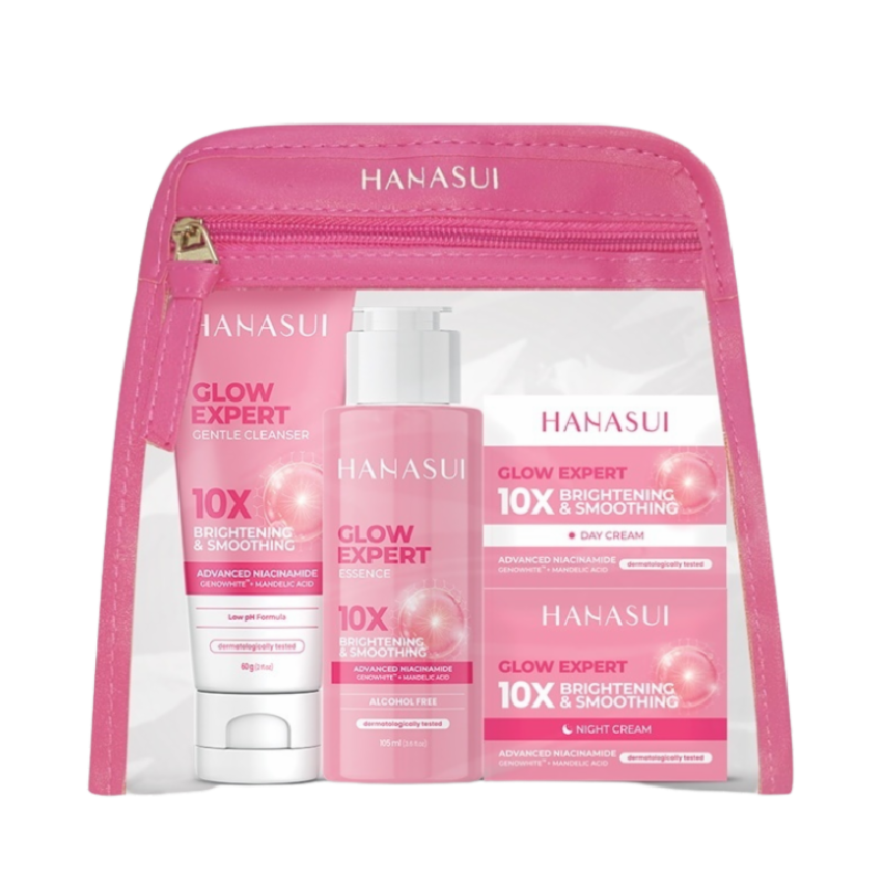 HANASUI Glow Expert 10x Series Pack Free Pouch