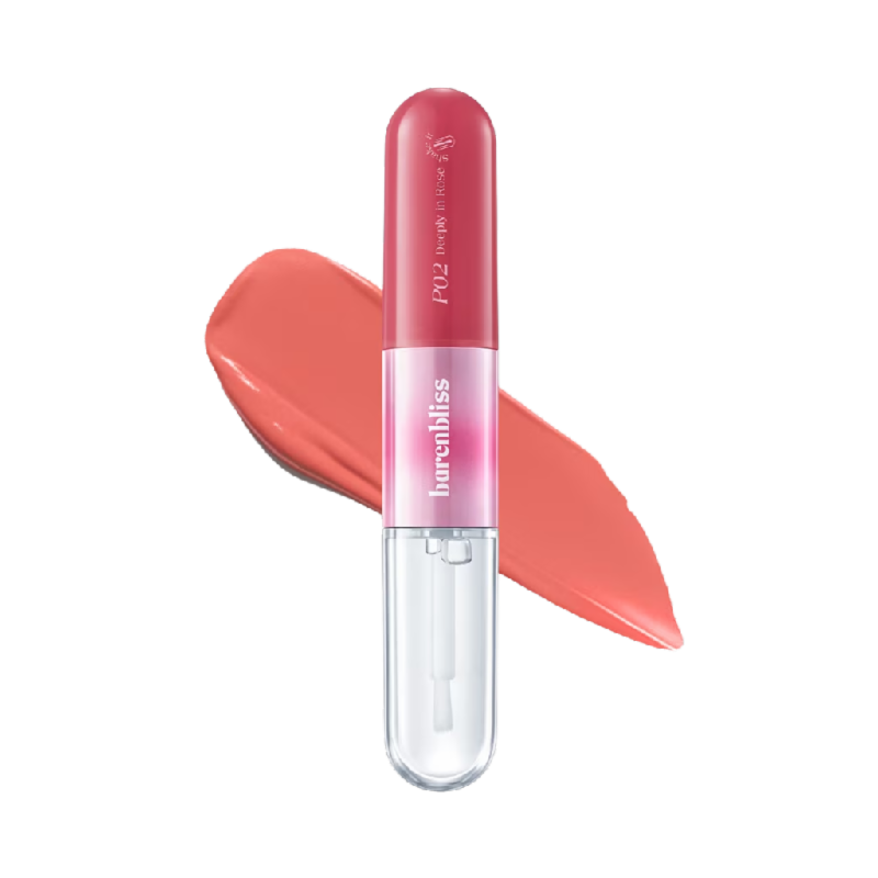 BARENBLISS Multiverse Of Me Dual Lip Cream P02 Deeply In Rose - 2.5 + 3.5gr