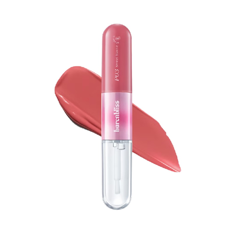 BARENBLISS Multiverse Of Me Dual Lip Cream P03 Sweet Mauve - 2.5 + 3.5gr