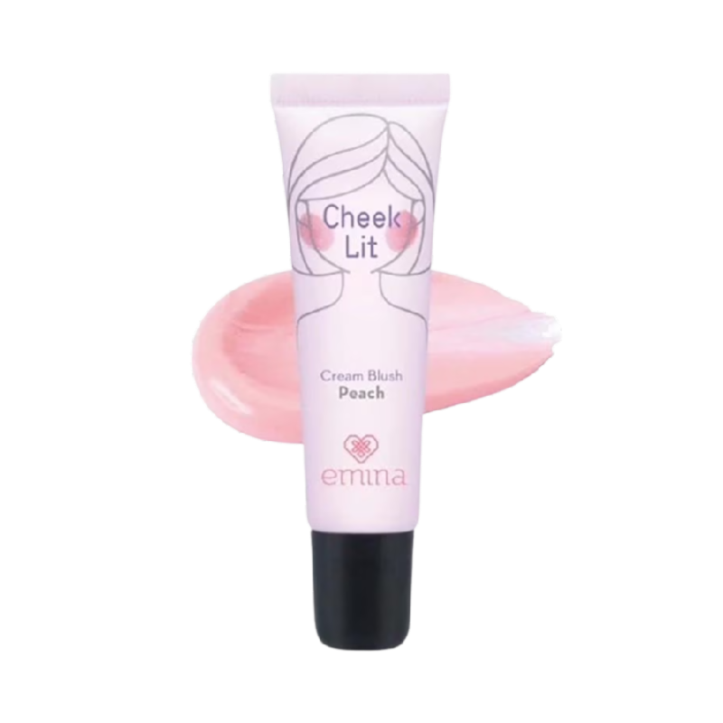EMINA Cheek Lit Cream Blush Peach - 10ml