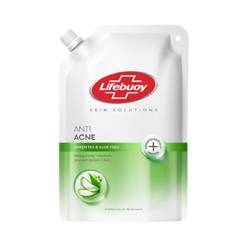 LIFEBUOY Sabun Mandi Cair Green Tea & Aloe Vera - 380gr