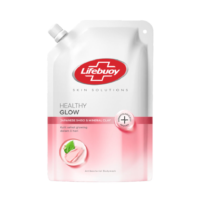 LIFEBUOY Sabun Mandi Cair Japanese Shiso & Mineral Clay - 380gr