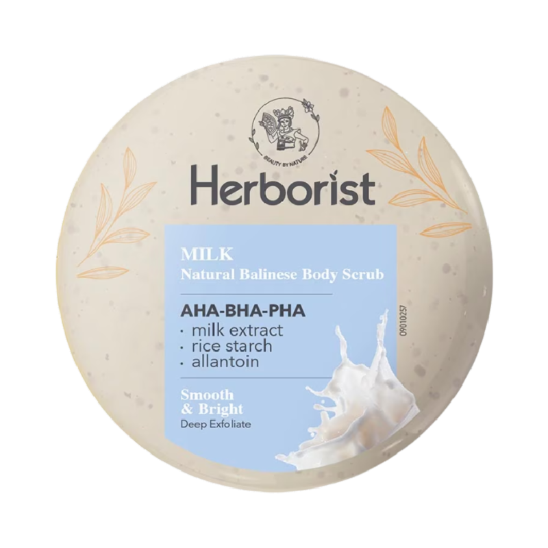HERBORIST Natural Balinese Body Scrub Milk - 100gr