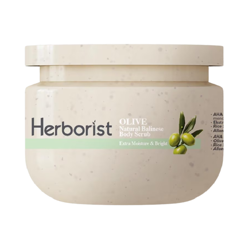 HERBORIST Natural Balinese Body Scrub Olive - 200gr