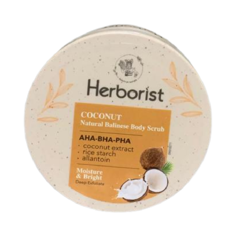 HERBORIST Natural Balinese Body Scrub Coconut - 100gr