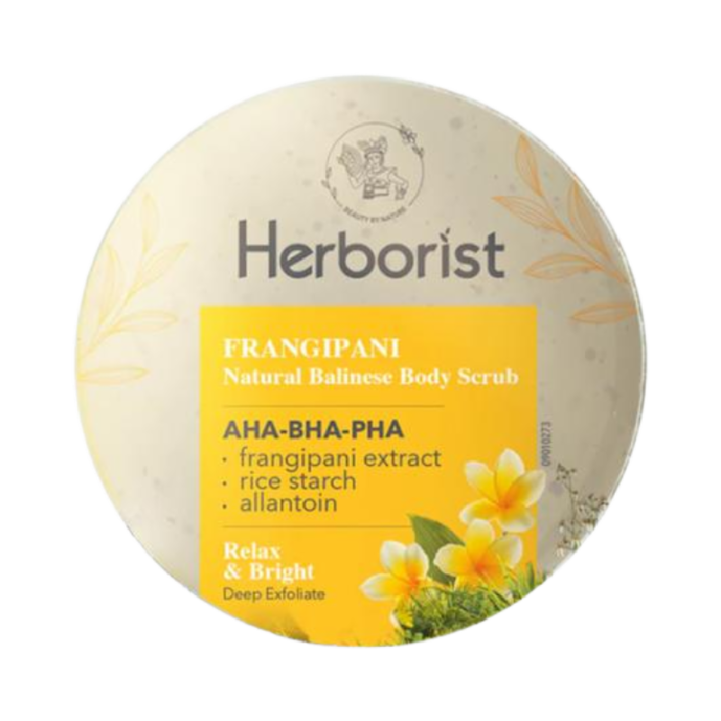 HERBORIST Natural Balinese Body Scrub Frangipani - 100gr