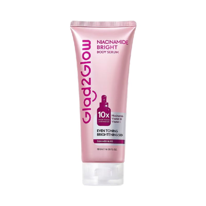 GLAD2GLOW Niacinamide Bright Body Serum - 180ml