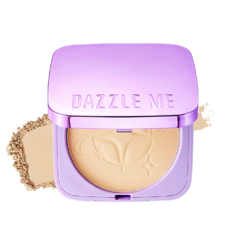 DAZZLE ME Cover Serum Powder Foundation SPF35 PA++ C04 Pink Beige - 6gr