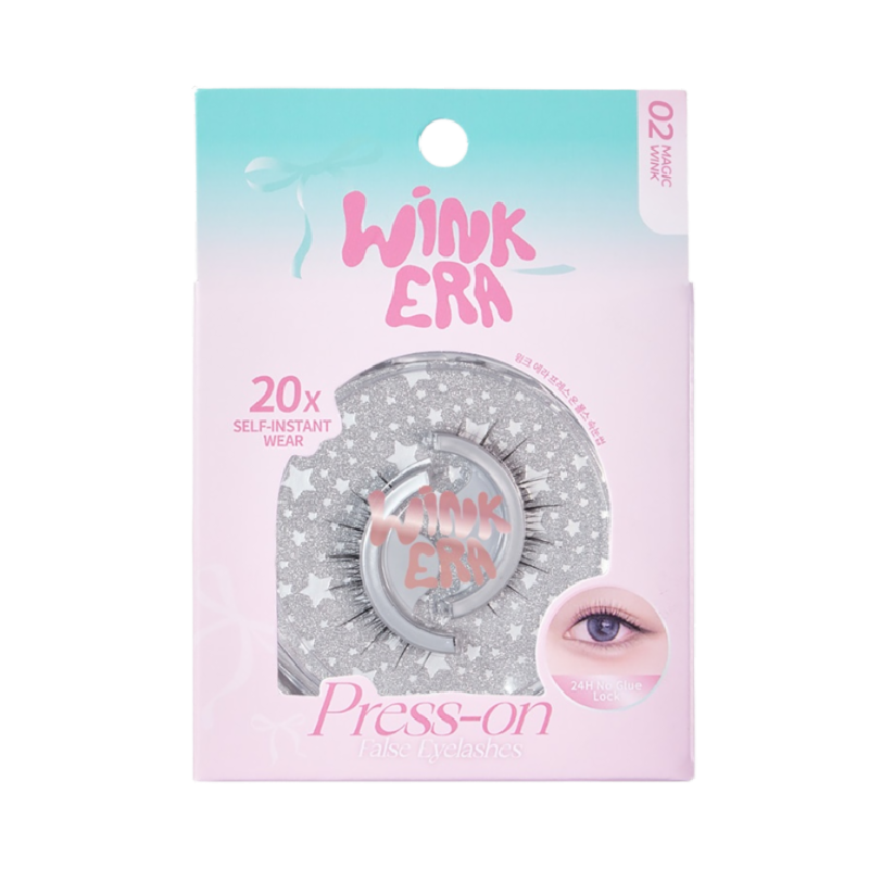 GLAMFIX Wink Era Press On False Eyelashes 02 Magic Wink - 1Pair
