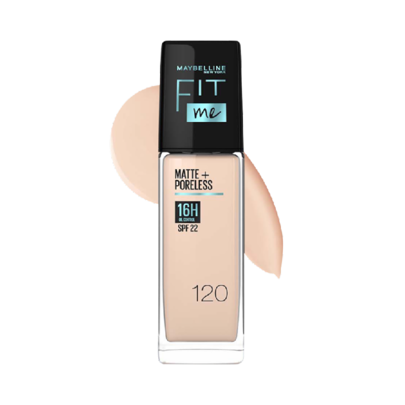 MAYBELLINE Fit Me Matte Poreless Oil Control Foundation 120 - 30ml