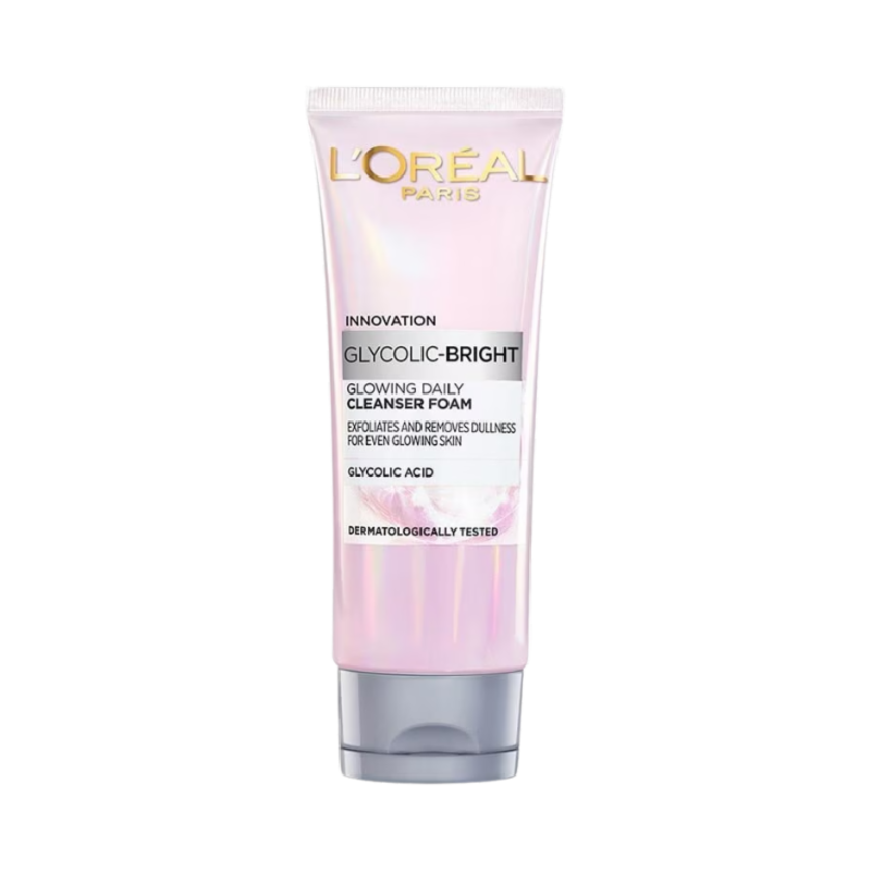 L'OREAL Paris Glycolic Bright Cleanser Foam - 100ml