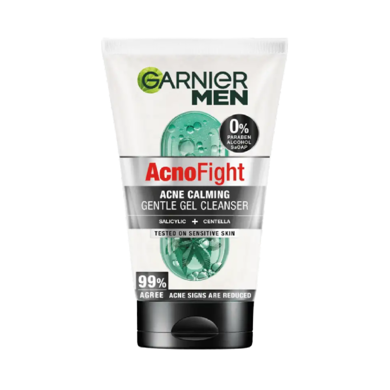 GARNIER Men Facial Cleanser Acno Fight Acne Calming - 100ml