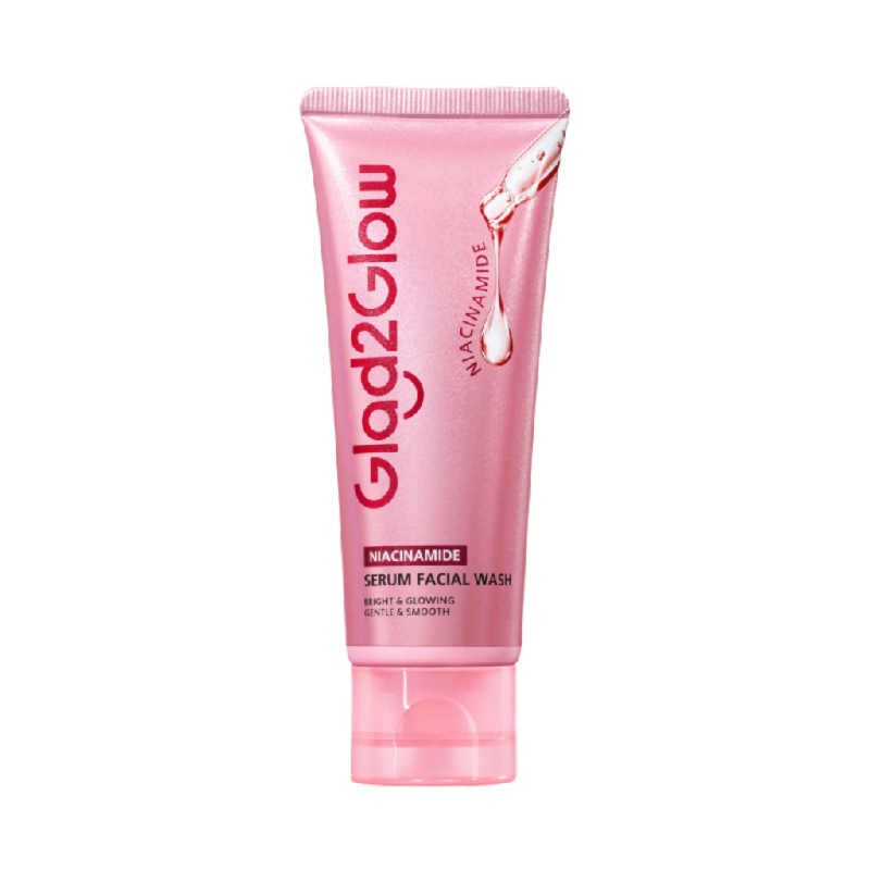 GLAD2GLOW Niacinamide Serum Face Wash - 70gr