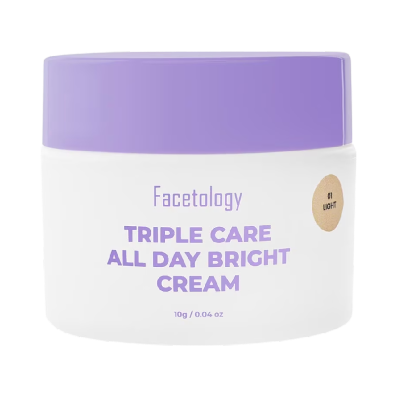 FACETOLOGY Triple Care All Day Bright Cream Light - 10gr