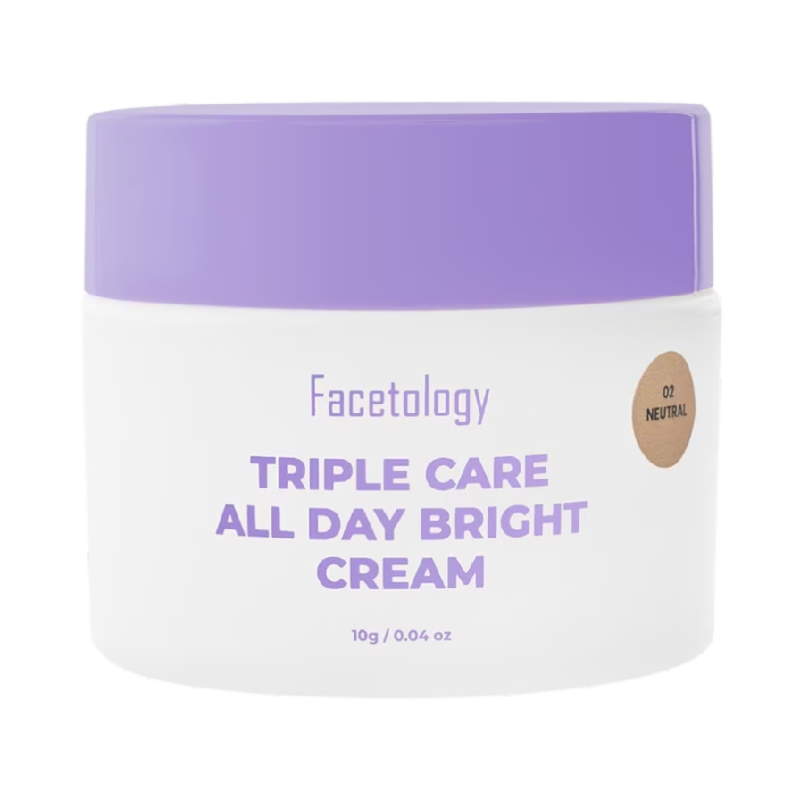 FACETOLOGY Triple Care All Day Bright Cream Neutral - 10gr
