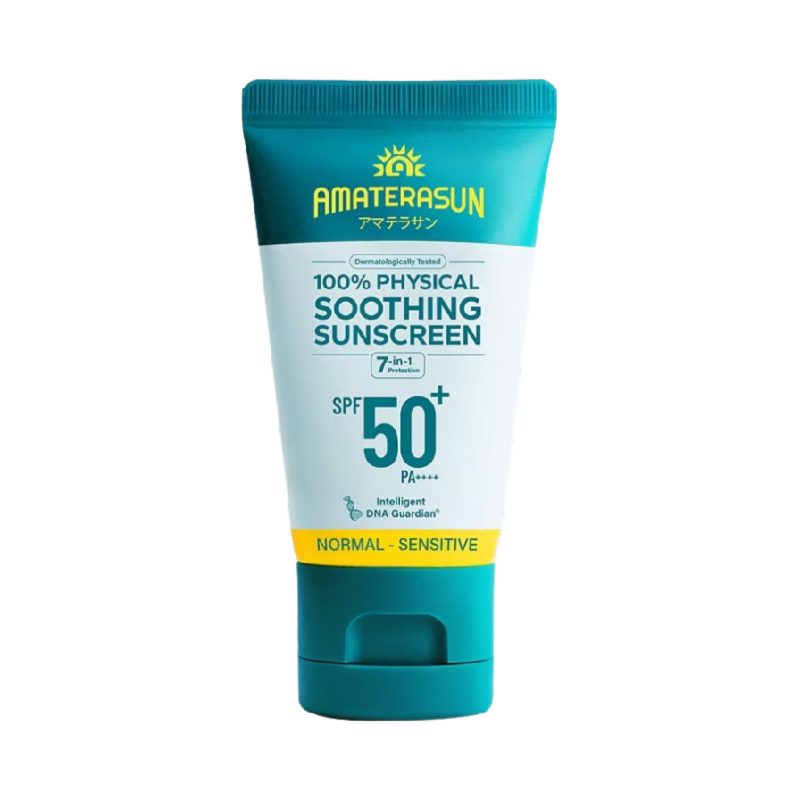 AMATERASUN 100% Physical Soothing Sunscreen SPF 50 - 30gr