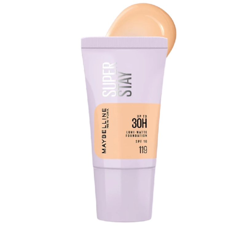 MAYBELLINE Superstay Lumi Matte Liquid Foundation Tube 119 - 18ml
