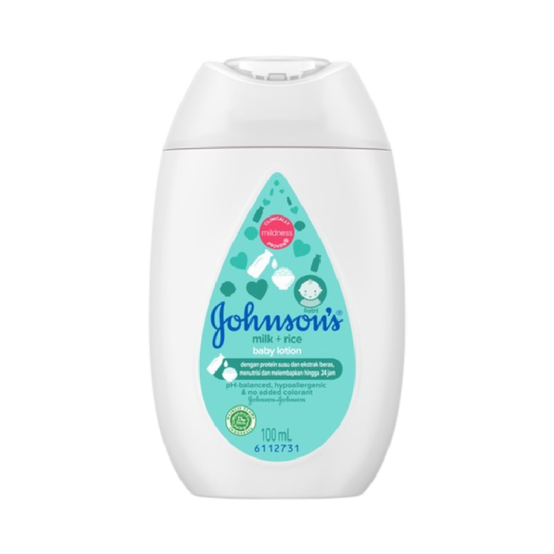 JOHNSON Baby Lotion Milk + Rice - 100ml