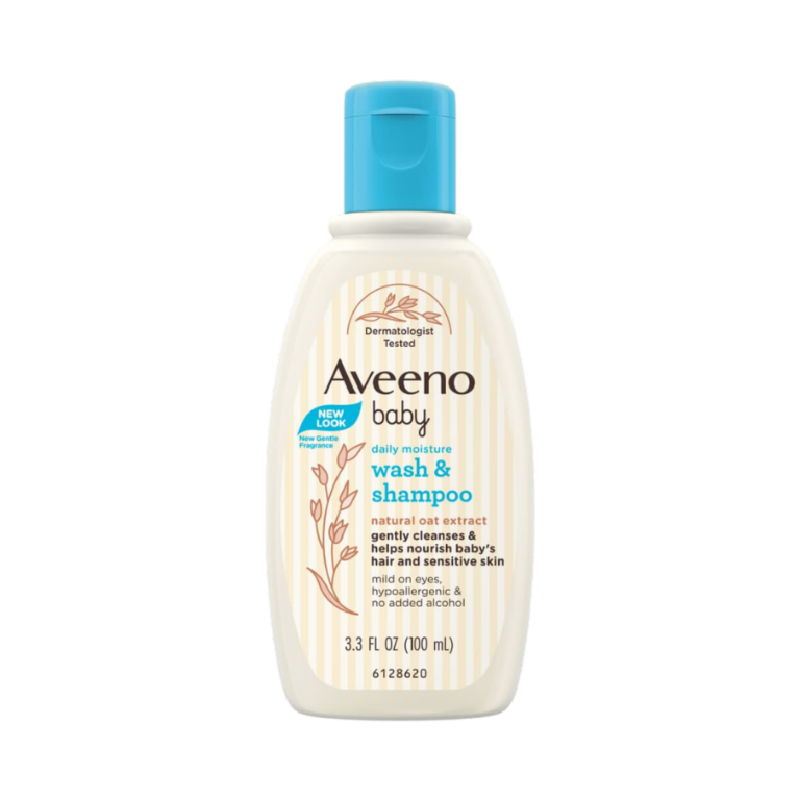 AVEENO Baby Daily Moisture Wash and Shampoo - 100ml