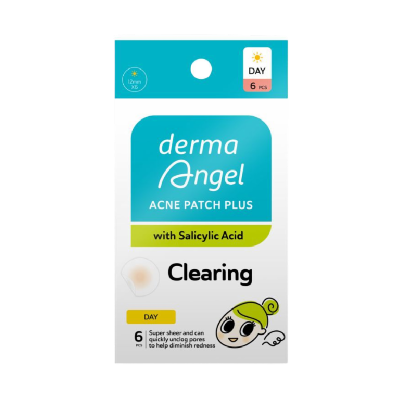 DERMA ANGEL Acne Patch Plus With Salicylic Acid Day - 6pcs