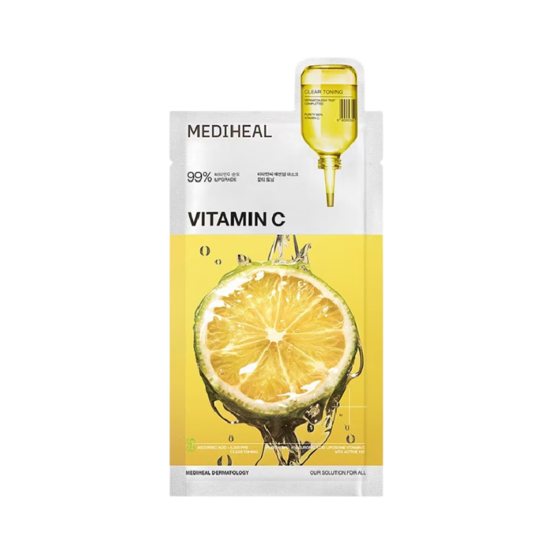 MEDIHEAL Derma Ampoule Mask Vitamin C - 24ml