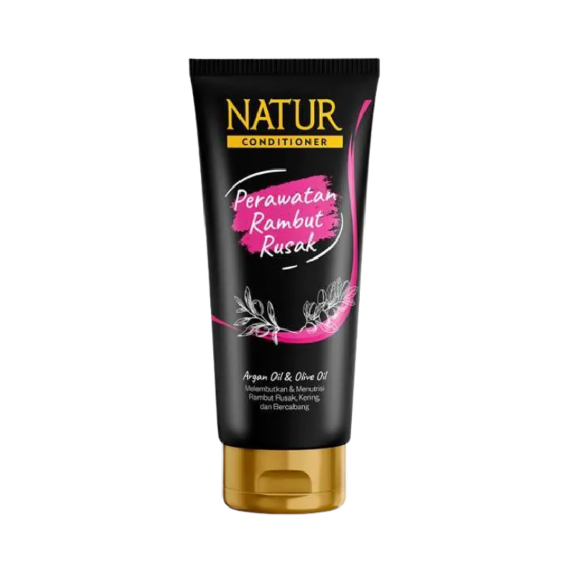 NATUR Hair Conditioner Argan Oil & Olive Oil - 160ml