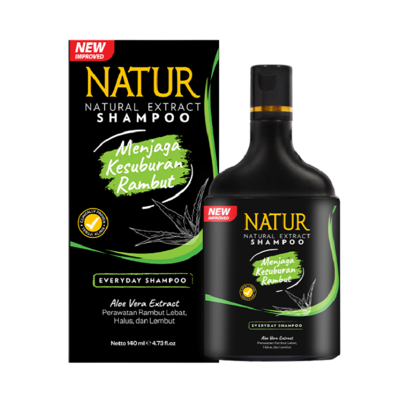 NATUR Shampoo Extract Aloe Vera - 140ml
