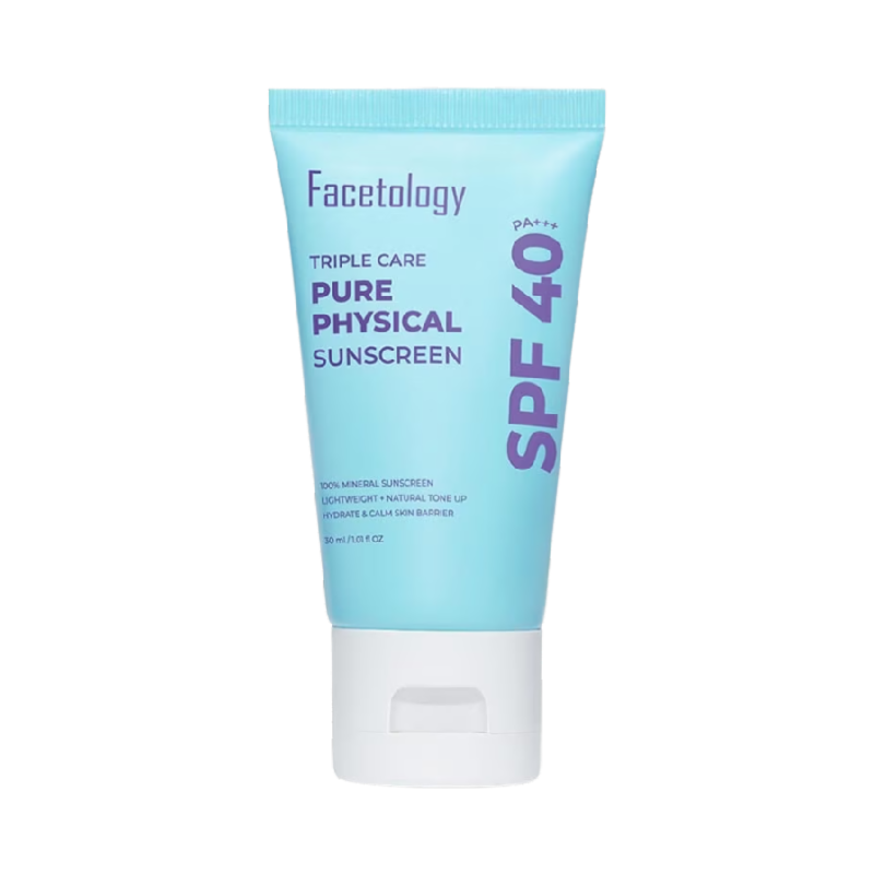 FACETOLOGY Triple Care Pure Physical Sunscreen SPF 40 - 30ml