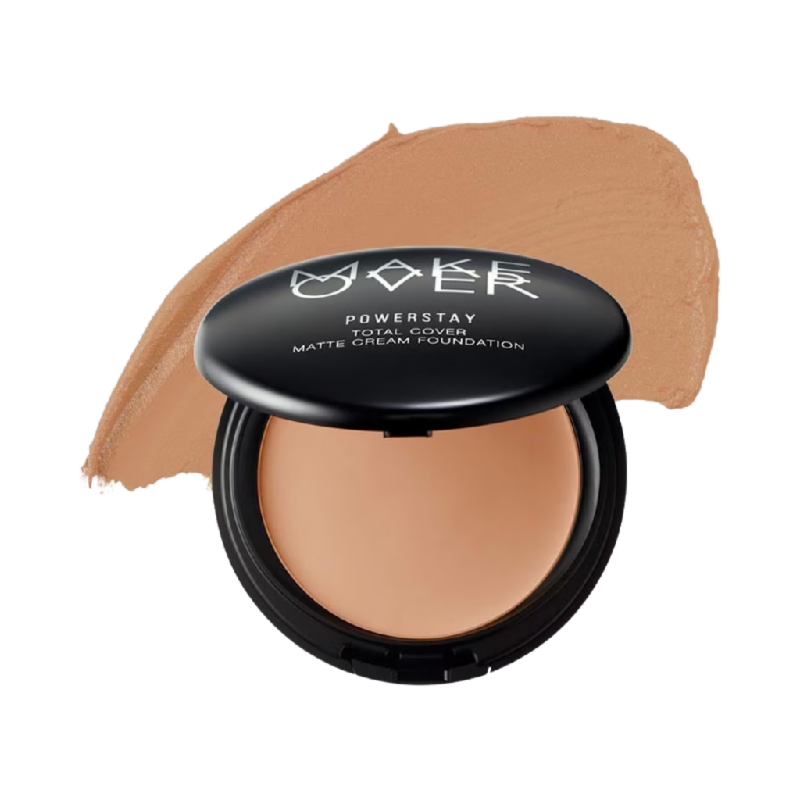 MAKE OVER Powerstay Total Cover Matte Cream Foundation W22 Warm Ivory - 12 gr