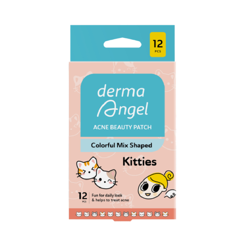 DERMA ANGEL Acne Patch Beauty Kitties - 12 pcs