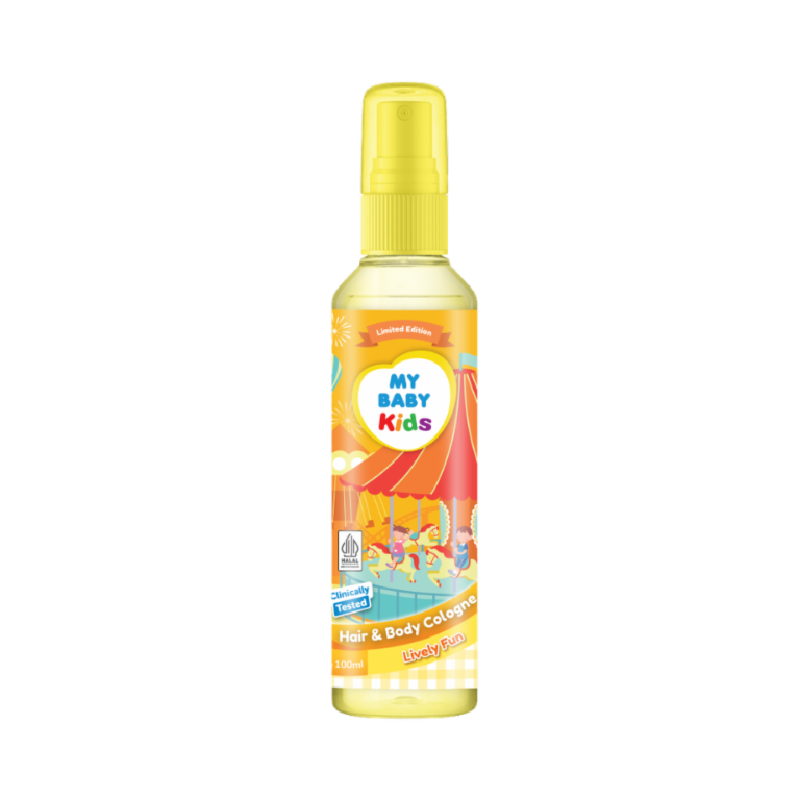 MY BABY Kids 2in1 Hair & Body Cologne Yellow - 100ml