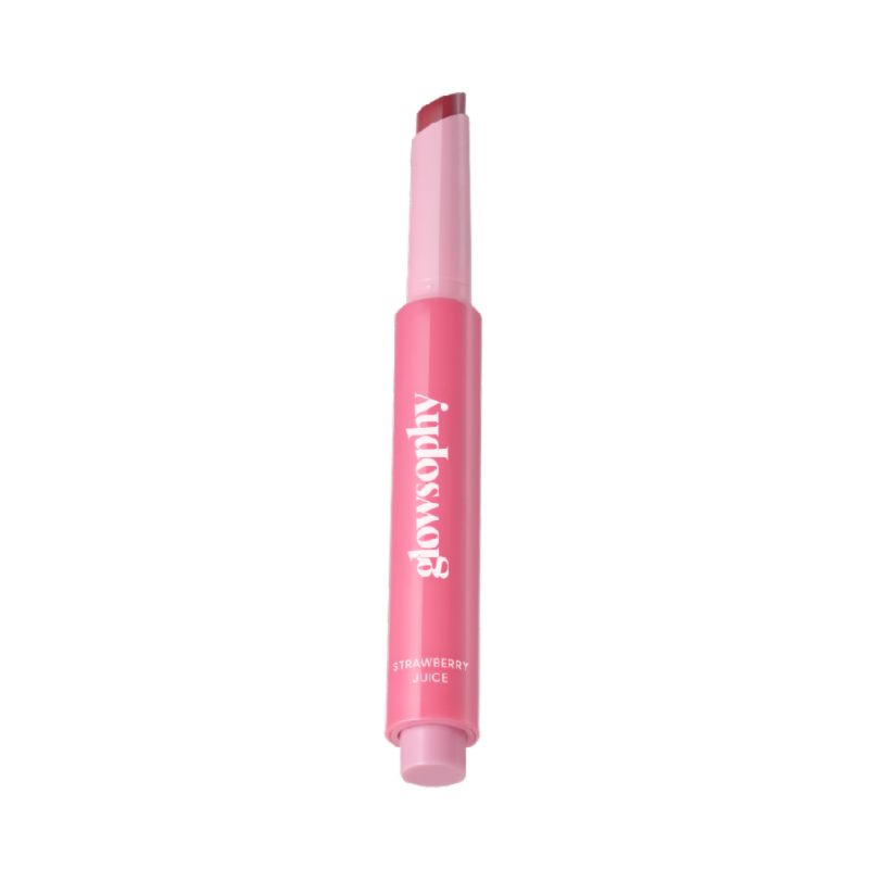 GLOWSOPHY Color Crush Juicy Tinted Lip Balm Strawberry Juice - 2gr